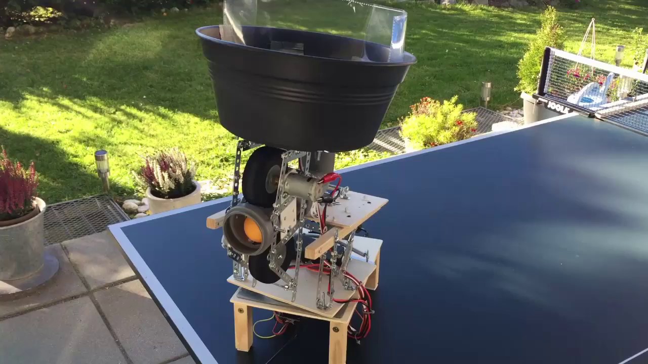 DIY Table Tennis Robot homemade