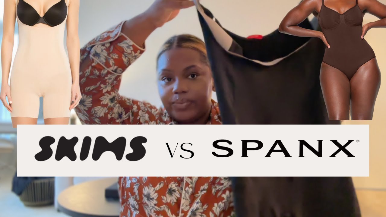 SKIMS VS SPANX| The BEST Plus Size Friendly Shapewear |Jordannelyse