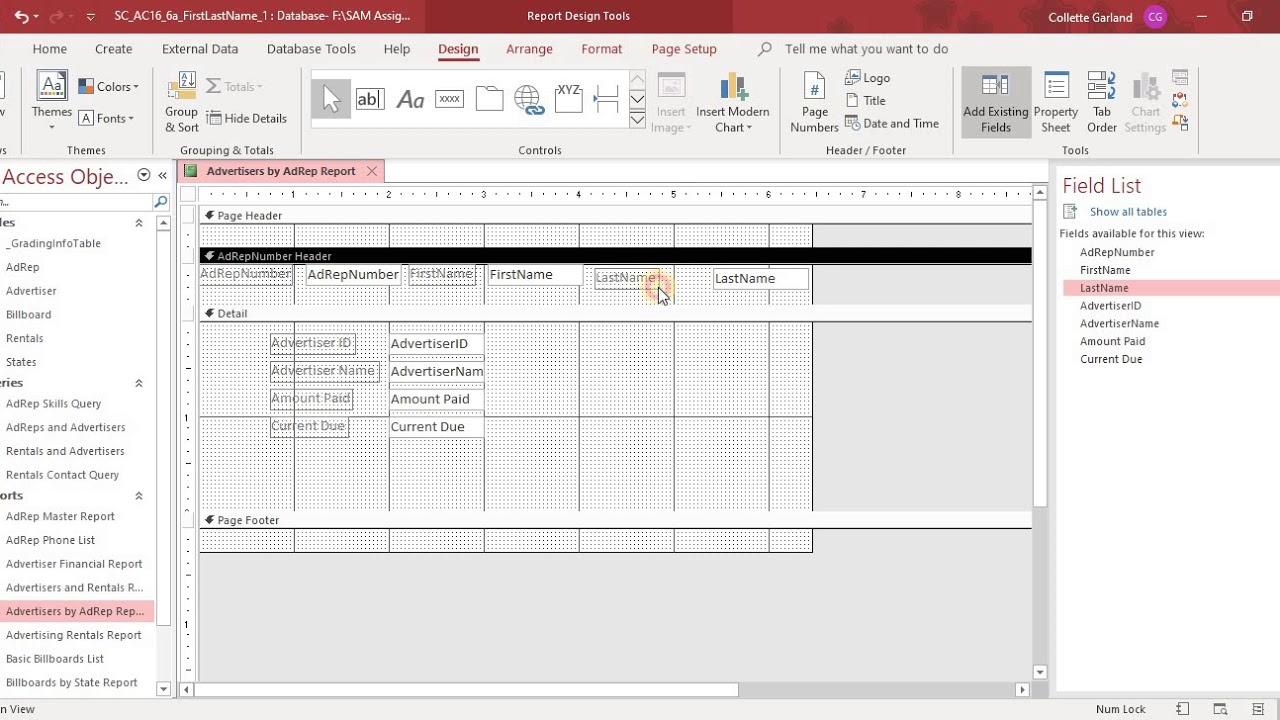 Microsoft Access - Move Labels and Controls Independently