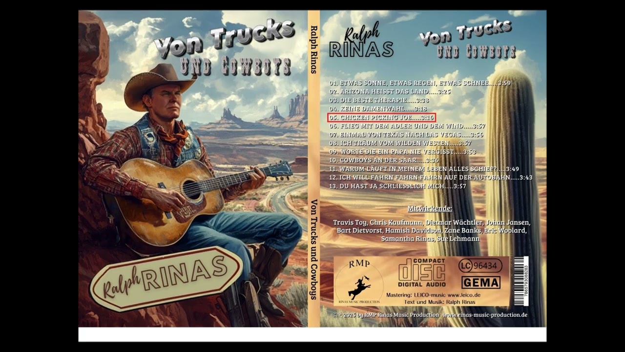 Deutsche Countrymusik  2025 - Ralph Rinas - Album 
