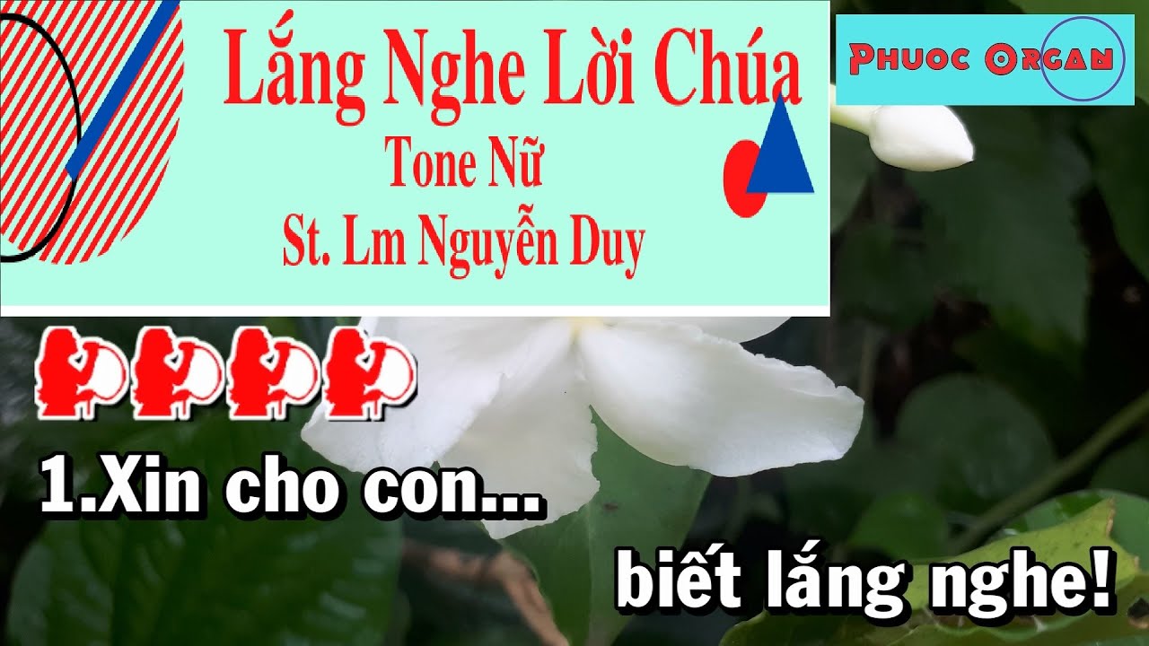 Lắng Nghe Lời Chúa Karaoke Tone Nữ (St: Lm Nguyễn Duy) Thánh Ca Nhạc Sống Phối Mới | Phước Organ
