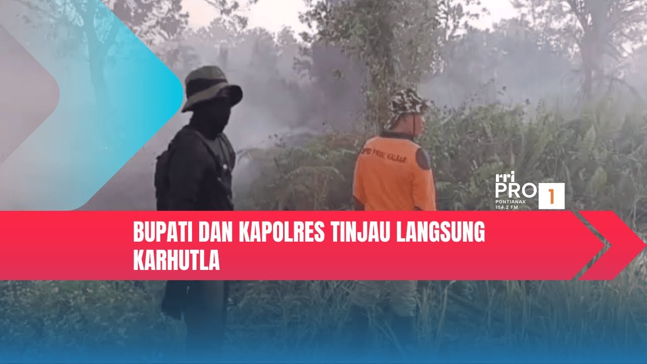 Bupati dan Kapolres Tinjau Langsung Karhutla
