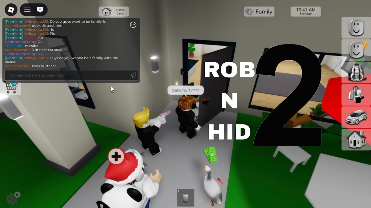 ROB N HID #2 (feat duck) - Brookhaven Funny Moments