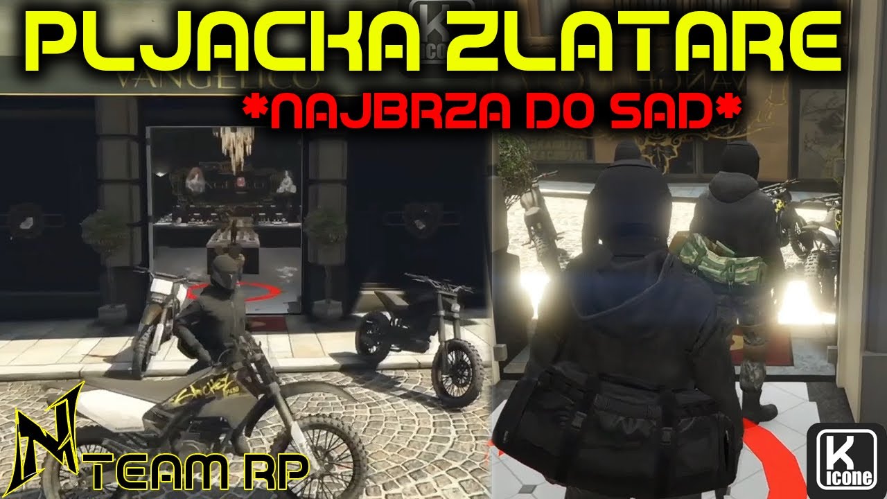 Nedim PLJACKA ZLATARE NAJBRZA DO SAD NTeam RP /w Avdulj, Chicho, FranjoYT
