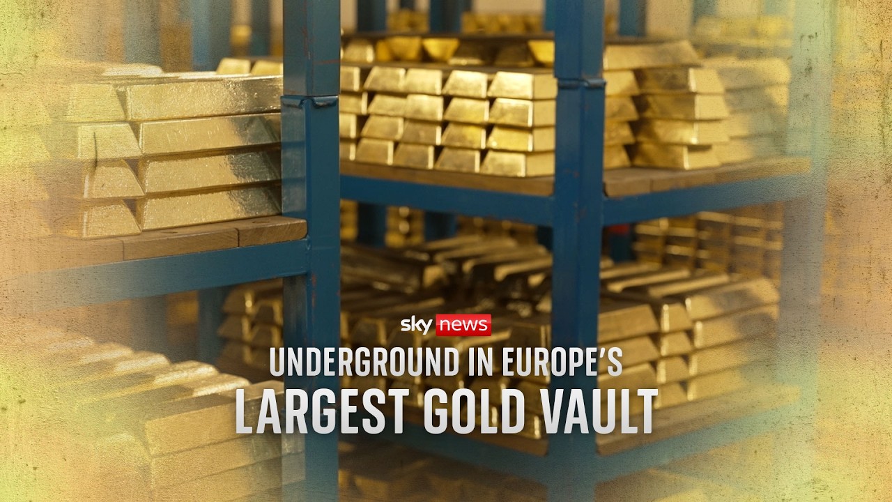 Sky News gains rare access to Bank of England's gold vaults
