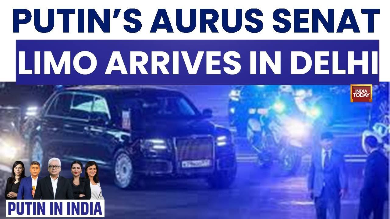 Watch: Russian President Vladimir Putin's 'Aurus' Limousine Arrives In Delhi For Historic Visit
