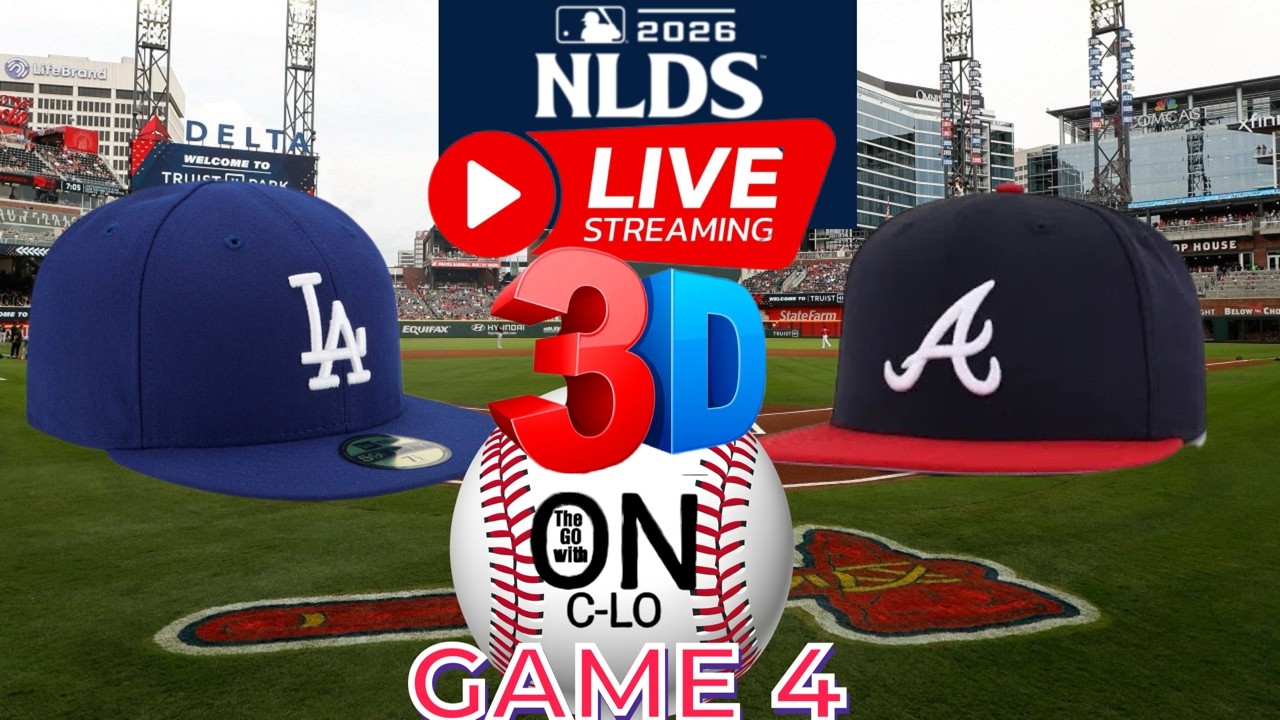 🔴Atlanta Braves vs LA Dodgers Live MLB Baseball NLDS⚾Game 4 Live Play by Play 3D MLB Livesream