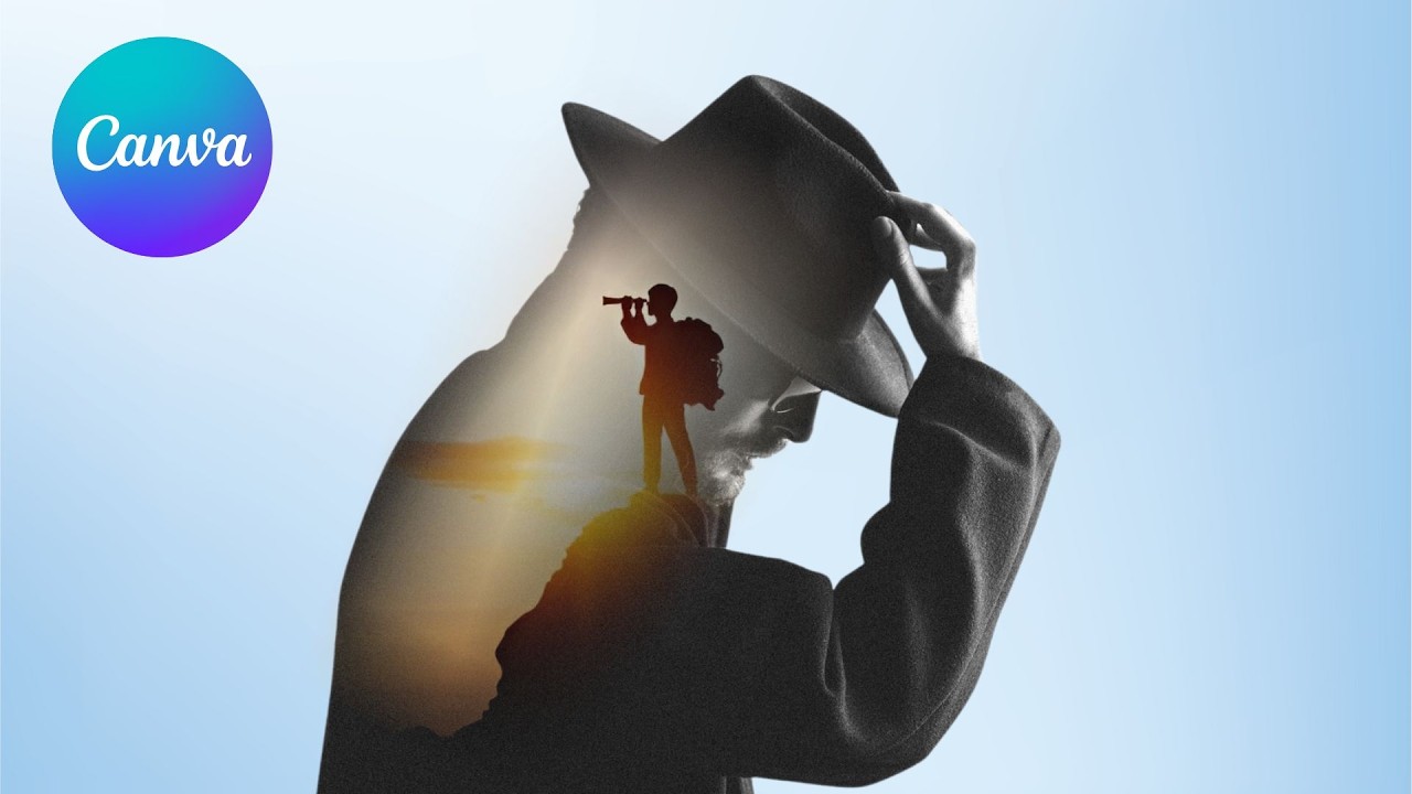 Create a Double Exposure Easily with Canva
