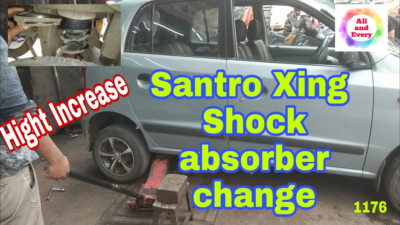 Hyundai Santro Xing Shock absorber &  #Santro Hight Increase #santrocar #hyundai @infinityrute369