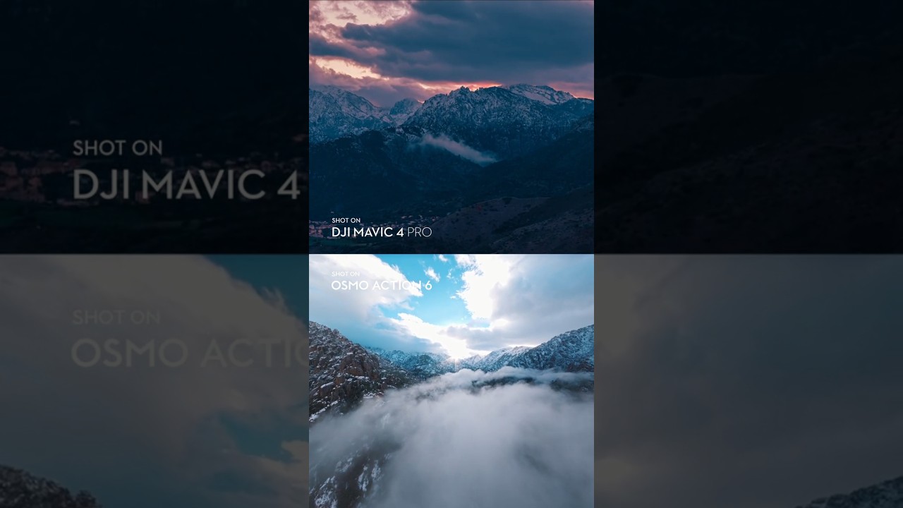 Aerial grace or rugged action? ｜Mavic 4 Pro & Osmo Action 6