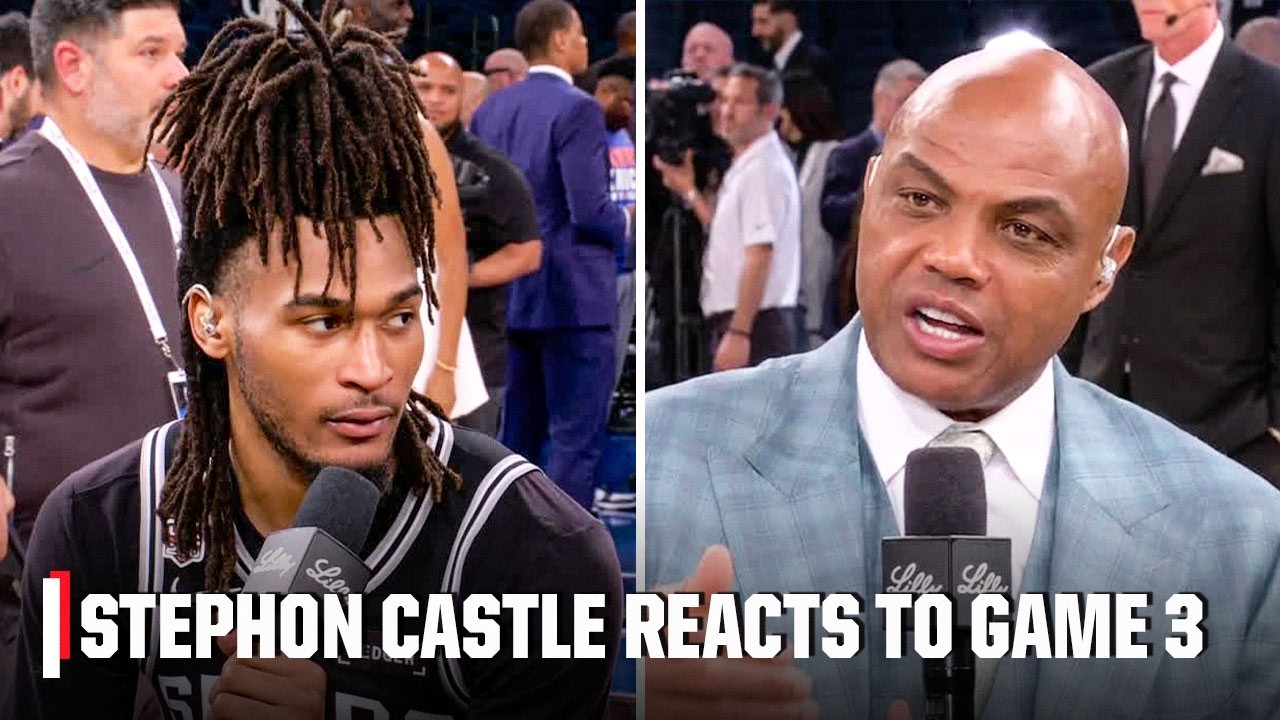 Стефон Касл в гостях у команды Inside the NBA после победы &laquo;Спёрс&raquo; в 3-м матче финала НБА 🔥 | Ins...