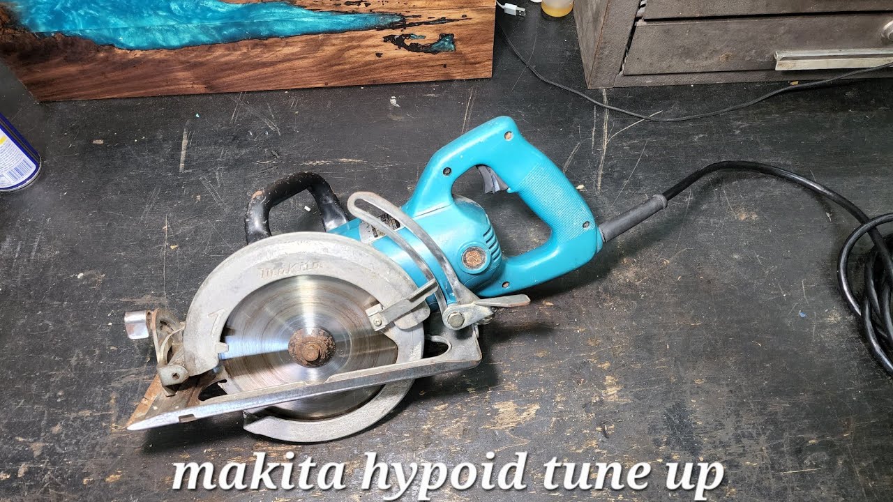 makita hypoid circular saw cord replacement and clean up