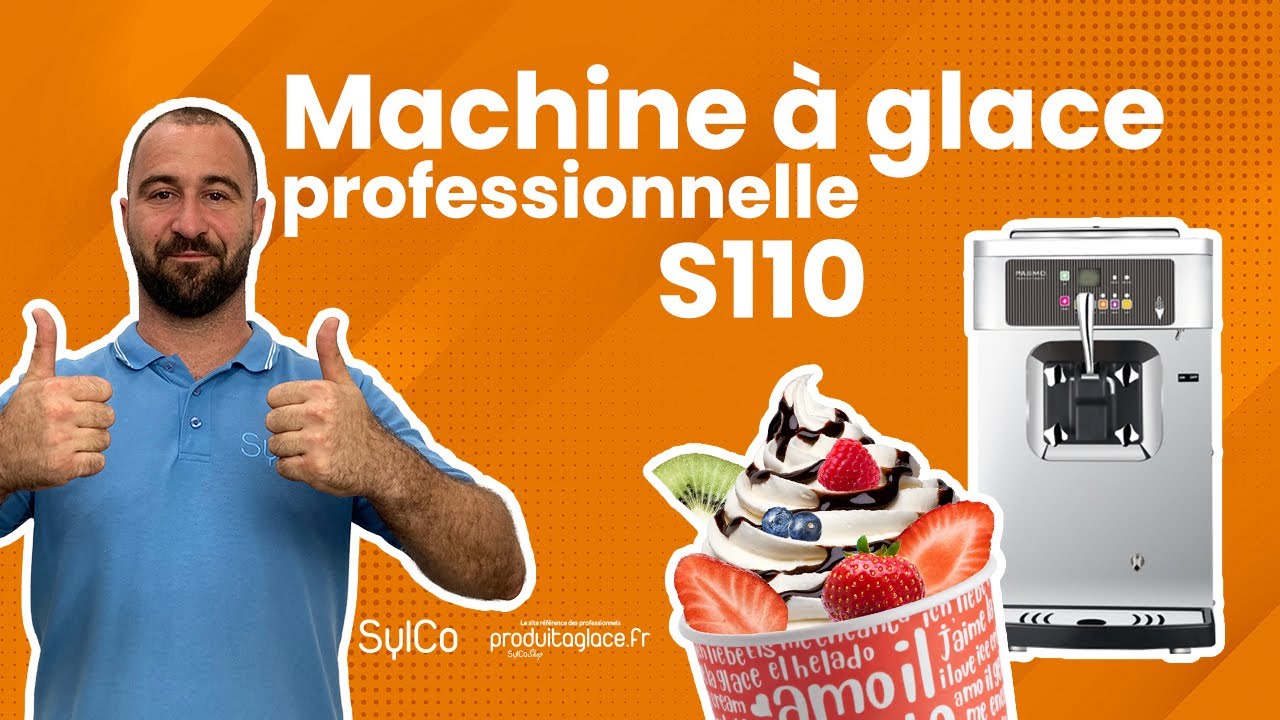 Présentation S110 machine à glace professionnelle Sylco🍦 SUNDAE  YAOURT🍦