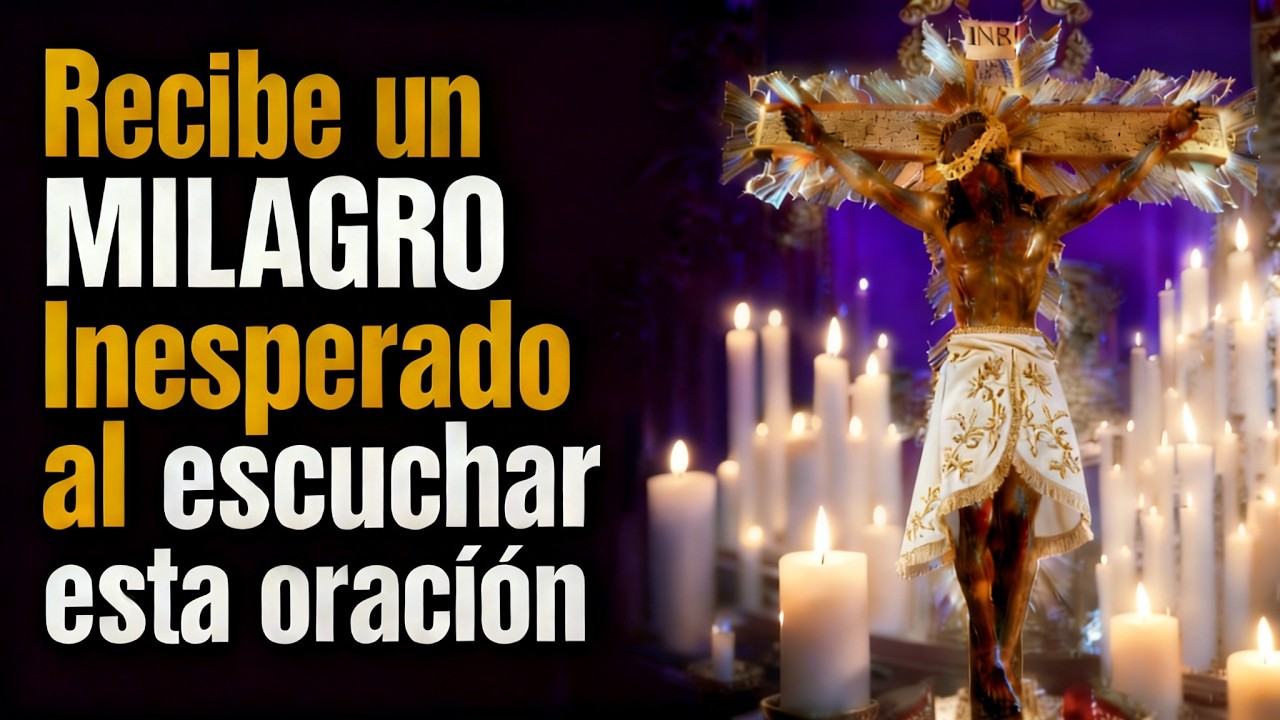 Un Milagro Inesperado Te llega Hoy | Oración Poderosa al Señor de los Milagros para cumplir milagros