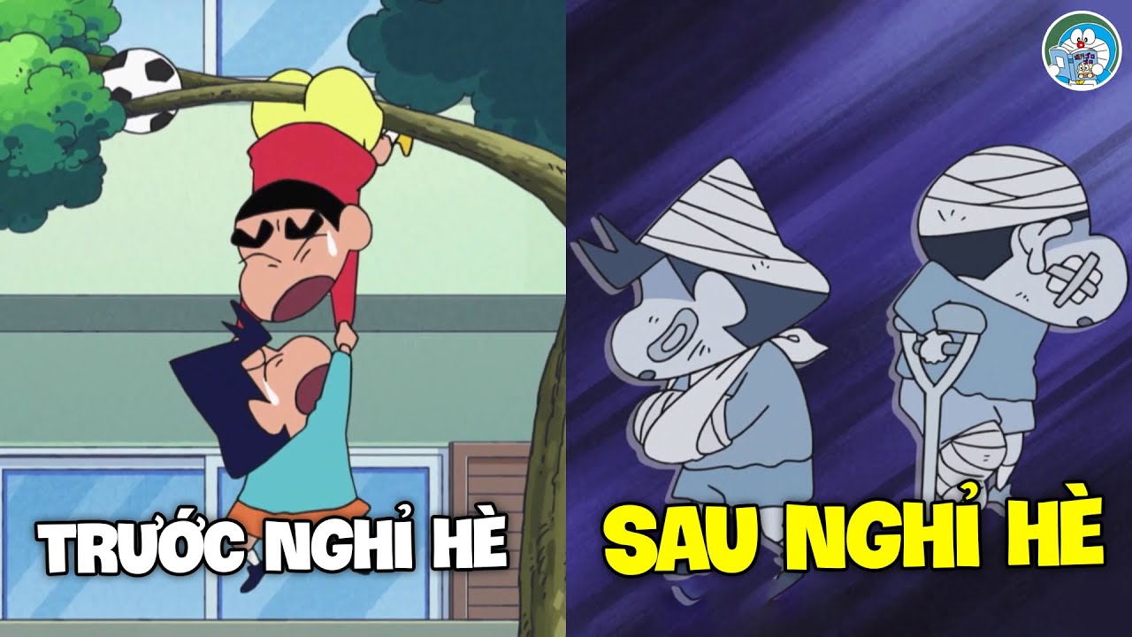 Siêu Tổng Hợp Shin - Thử Thách Báo Thủ Nghỉ Hè | Shin Tập Mới Để Ăn Cơm | Shin Cậu Bé Bút Chì