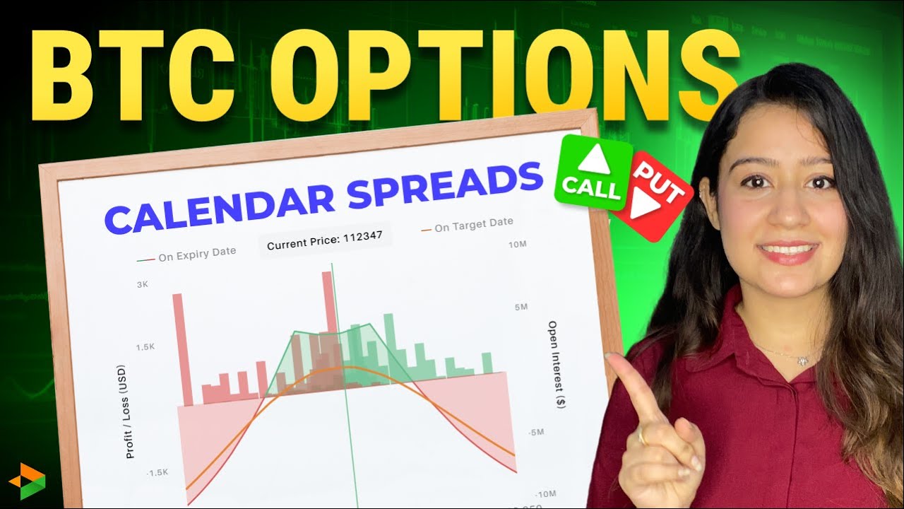 Options Strategy Tutorial: Calendar Spreads (Bitcoin Options) Delta Exchange crypto Options Trading