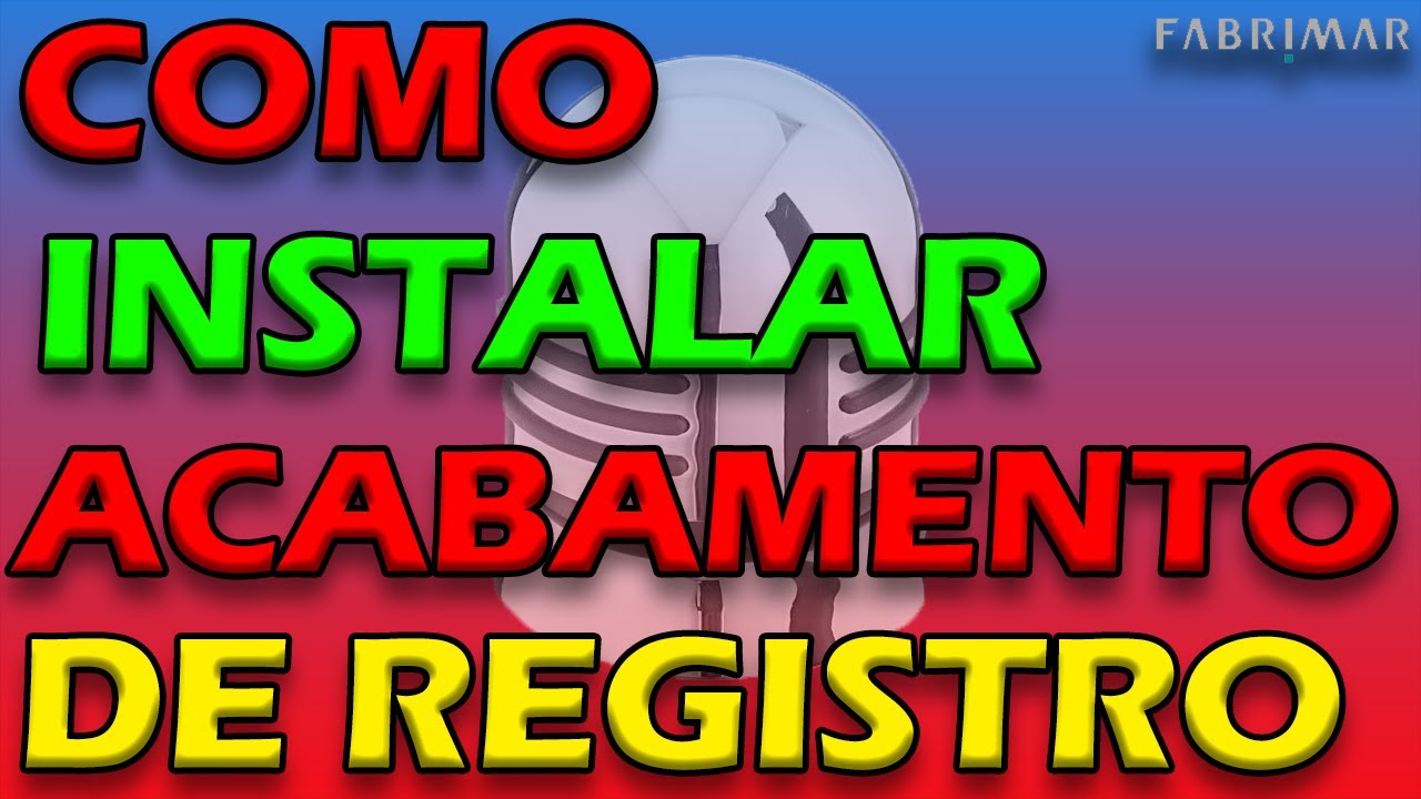 como instalar acabamento de registro fabrimar.   detalhes na descri&ccedil;&atilde;o do v&iacute;deo.