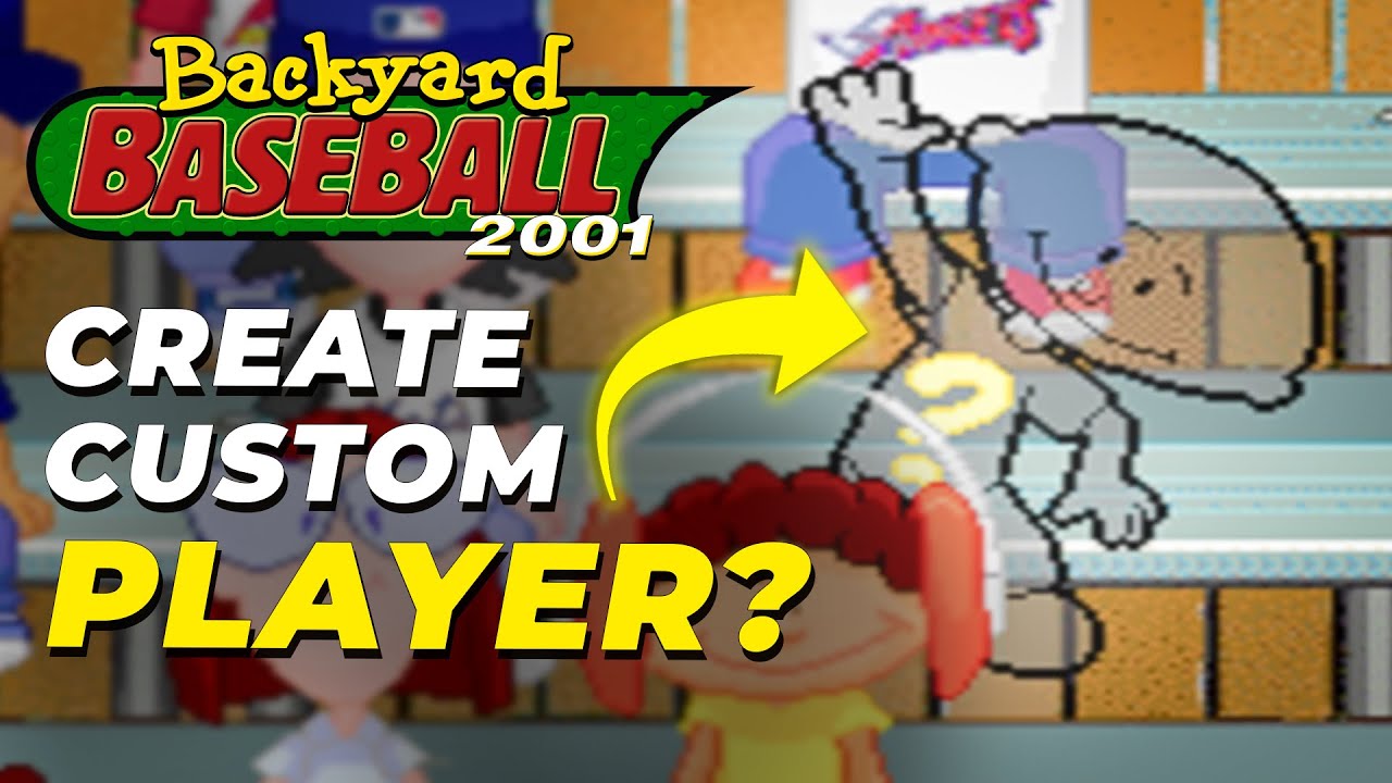 You Can Create A Player In Backyard Baseball!