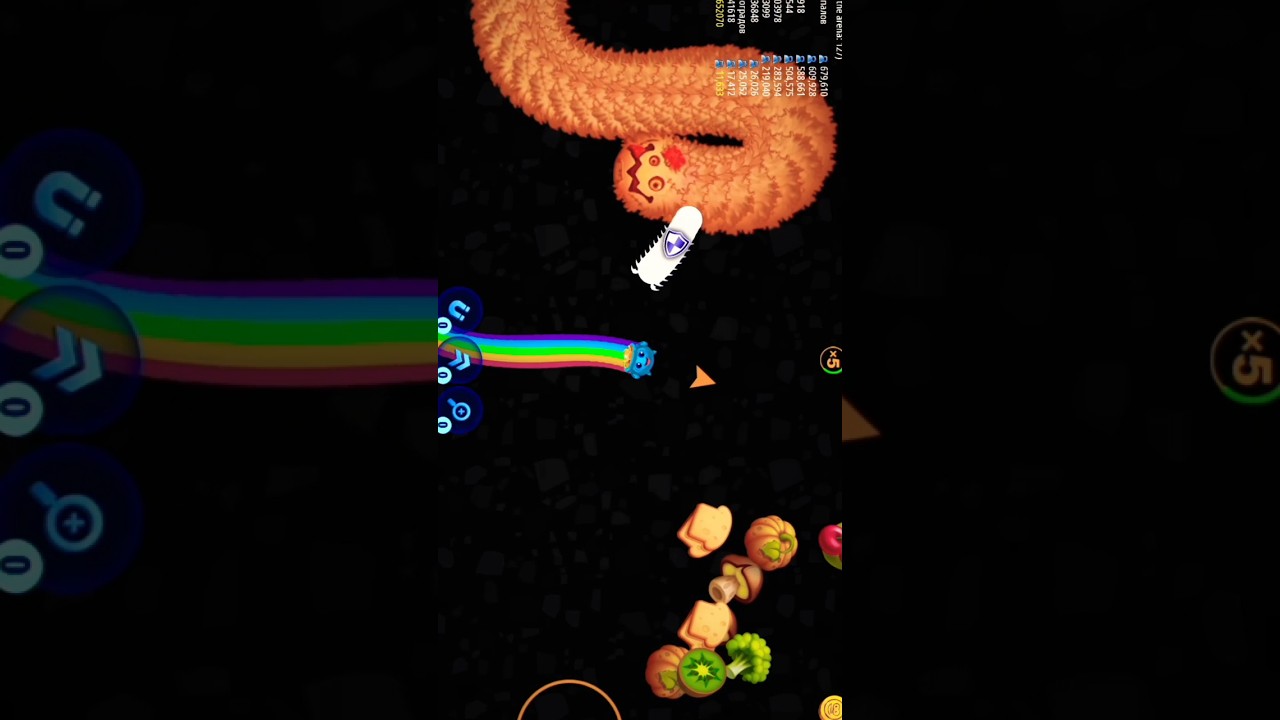 Ninja trick worms zone killing 😱😱😱#wormszone