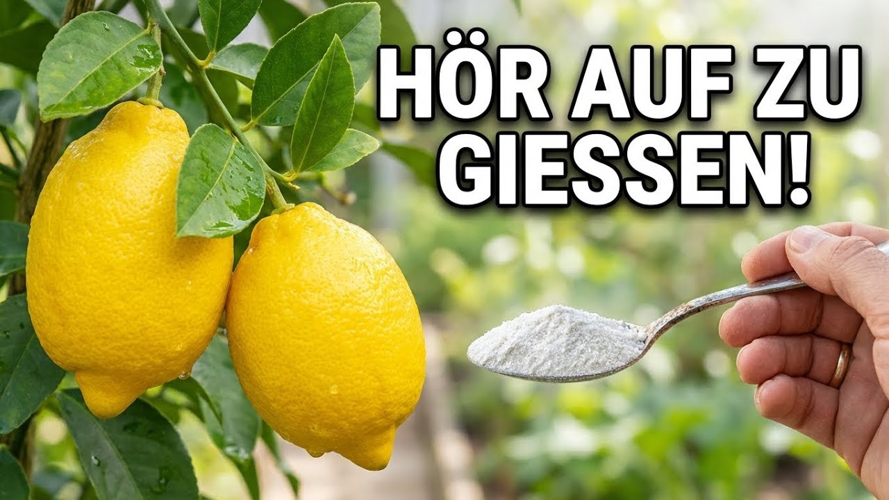 Ich Goss Meinen Zitronenbaum 14 Tage Nicht — In Woche 4 Explodierte Er