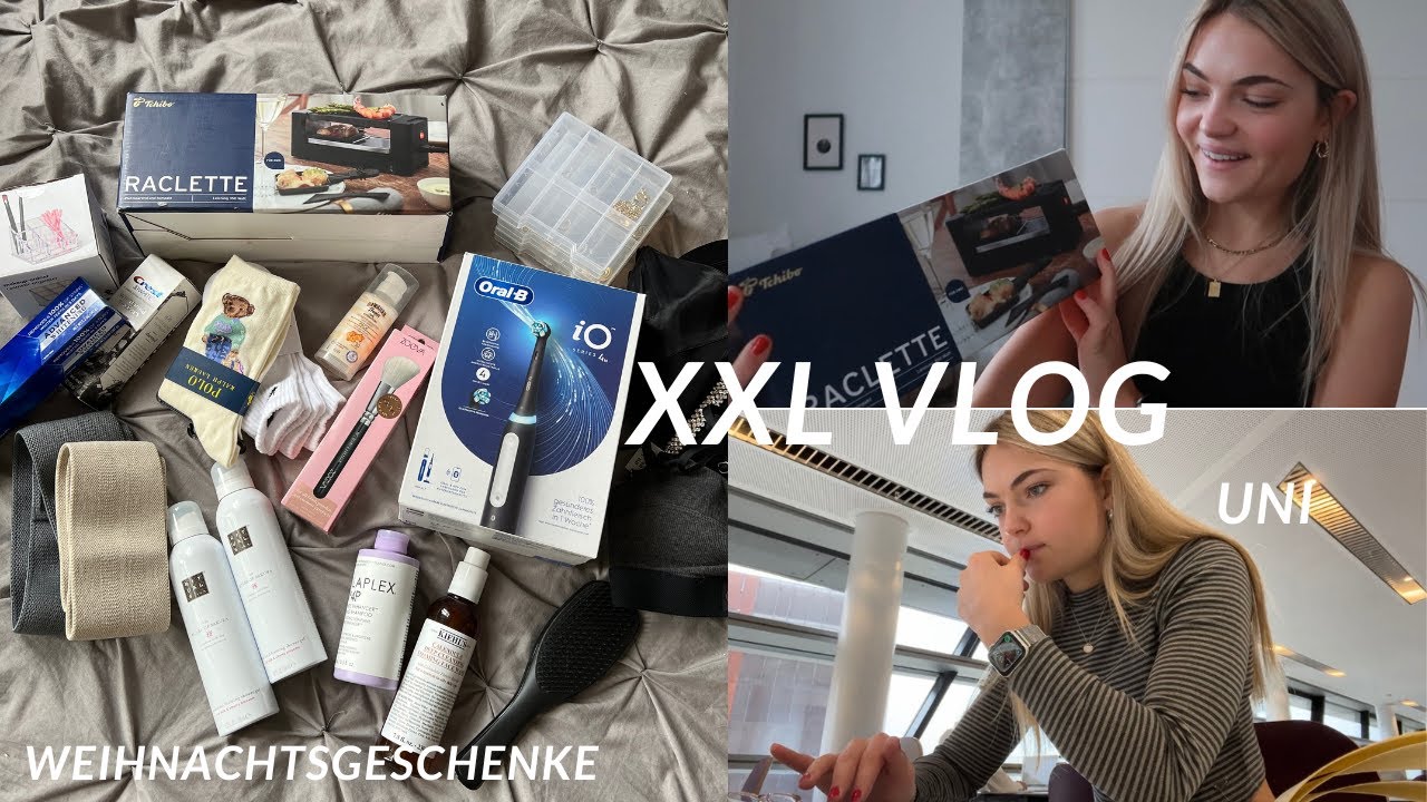 XXL VLOG: Weihnachtsgeschenke,Uni,Story Time,Gym|| Sabrina