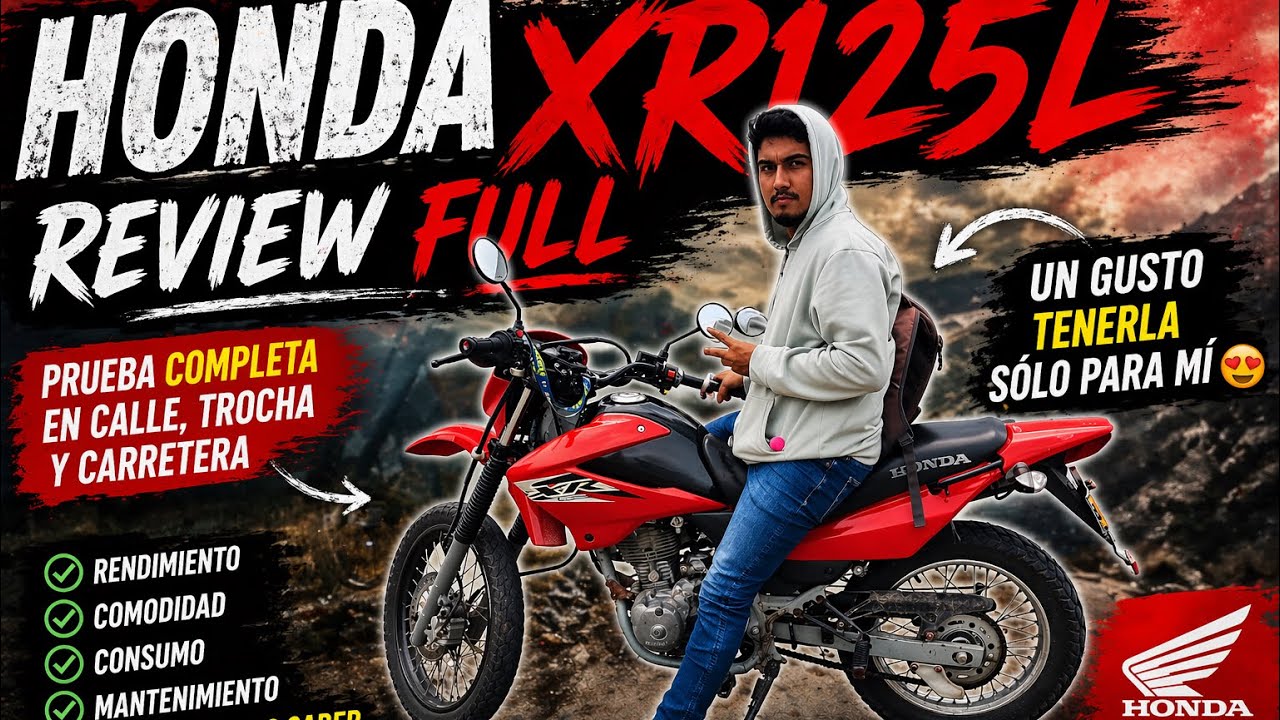 HONDA XR125L review completo y recibo opiniones o aportes ✅