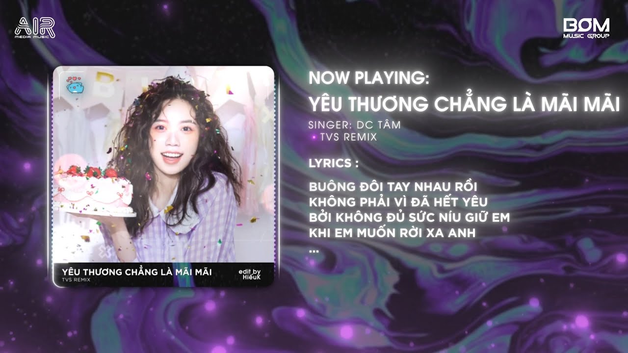 Yêu Thương Chẳng Là Mãi Mãi (TVS Remix) - DC Tâm | Nhạc Remix Hot TikTok 2024 - Audio Lyrics Video
