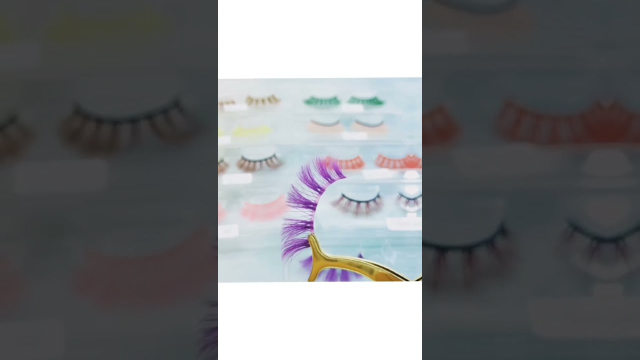 OHHH Blond eyelashes ombre lashes | Custom color eyelashes 3d faux mink lashes wholesale #shorts