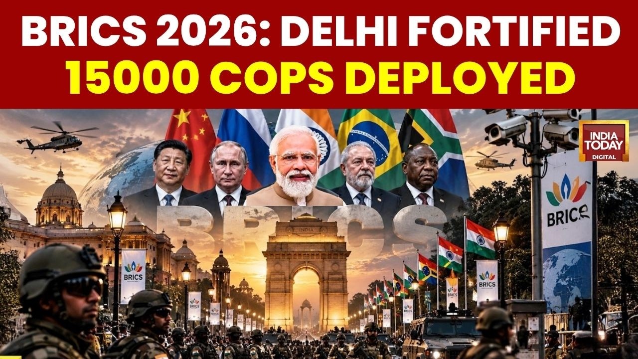 Delhi Fortified For BRICS Summit; 15,000 Cops Deployed, Heavy Traffic Curbs Issued, Fresh Advisory