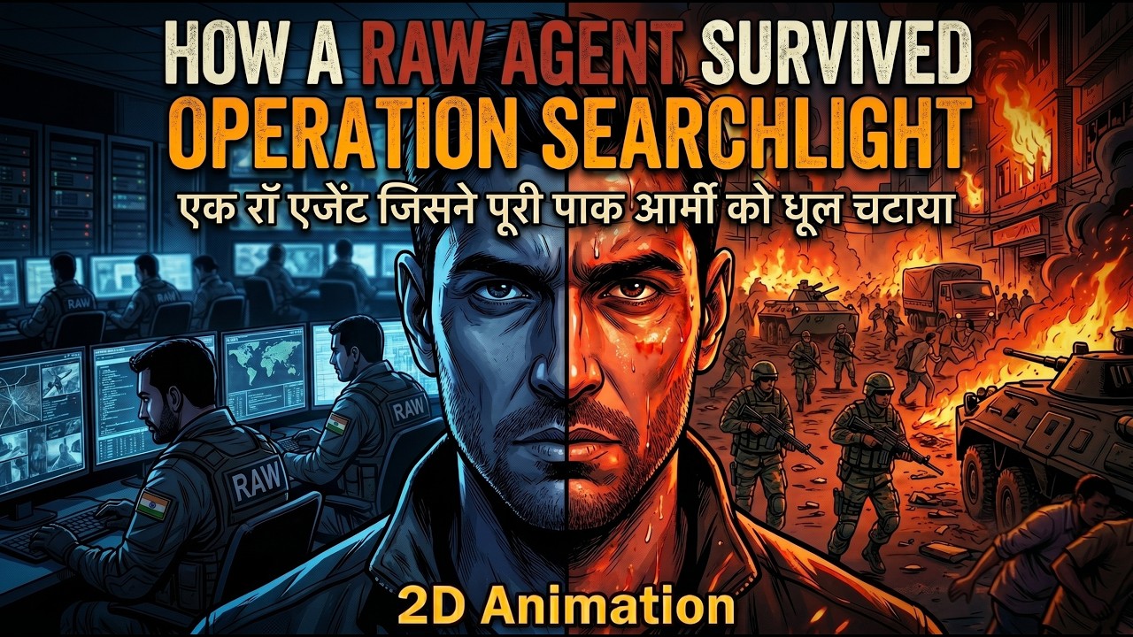 The RAW Agent Who Survived Operation Searchlight&nbsp;| 2D Animation