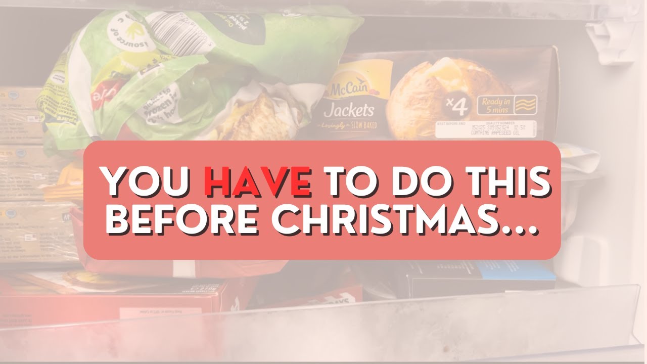 No room in your freezer? 4 ways to make space for your Christmas food!