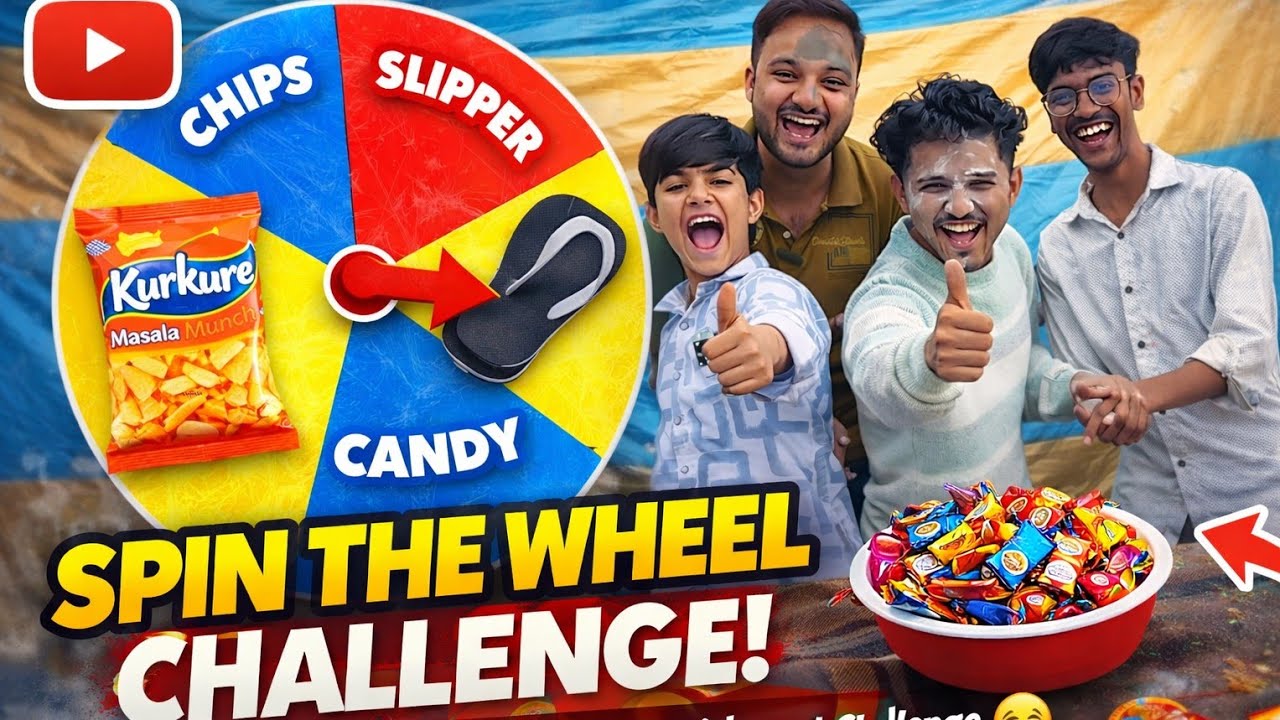 Spin The Wheel Challenge 😱 | Jo Aaya Wo Karna Pada 😂 Funny Punishment Challenge
