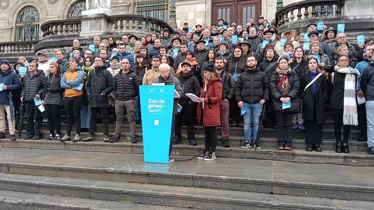 AGERRALDI JENDETSUA RUEDA DE PRENSA MASIVA