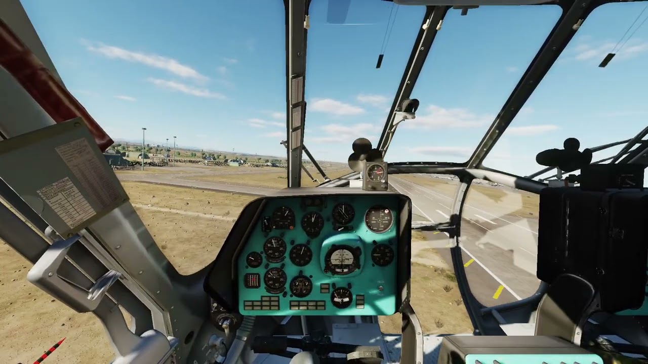DCS Virtual Incirlik RIAT in cockpit Czech MI-8 Arrival