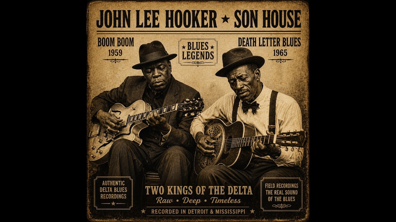 John Lee Hooker & Son House &ndash; Delta Blues Spirit | Walking Blues & Midnight Slide Guitar
