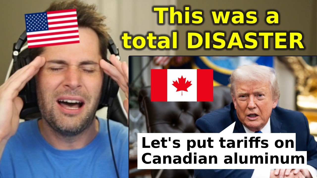 Trump's Tariffs on Canadian Aluminum COMPLETELY BACKFIRED on the USA (American Reaction)
