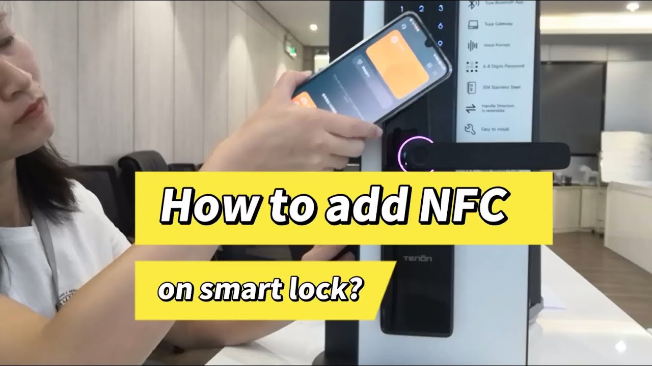 NFC unlock smart lock with mobile phone, how to add NFC as home key for smart lock on Mobile Phone?
