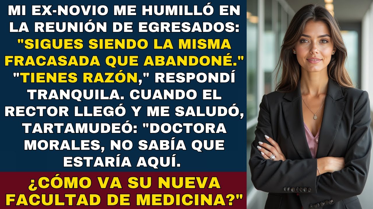 La Reunión de Egresados Se Volvió Pesadilla Cuando Mi Ex-Novio Descubrió Por Qué el Rector Me...