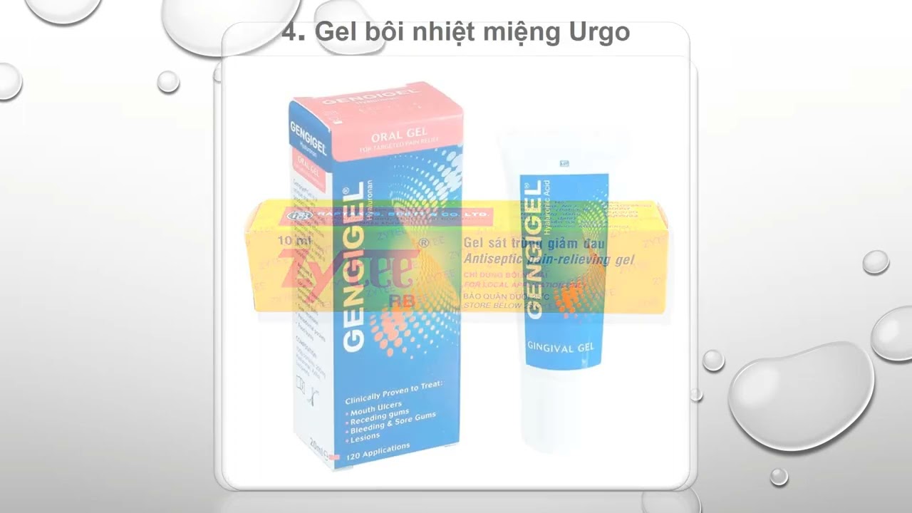 Top 5 thuốc trị nhiệt miệng tốt được các chuyên gia khuyên dùng