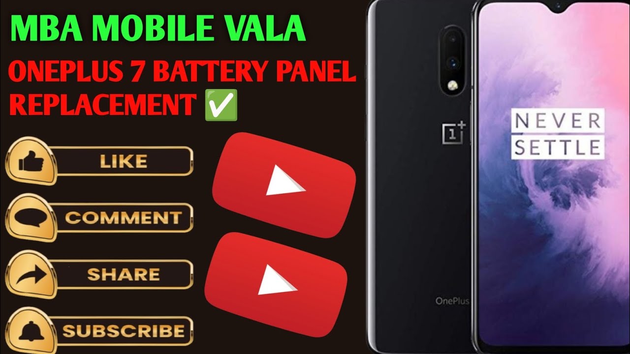Oneplus 7 battery panel replacement 