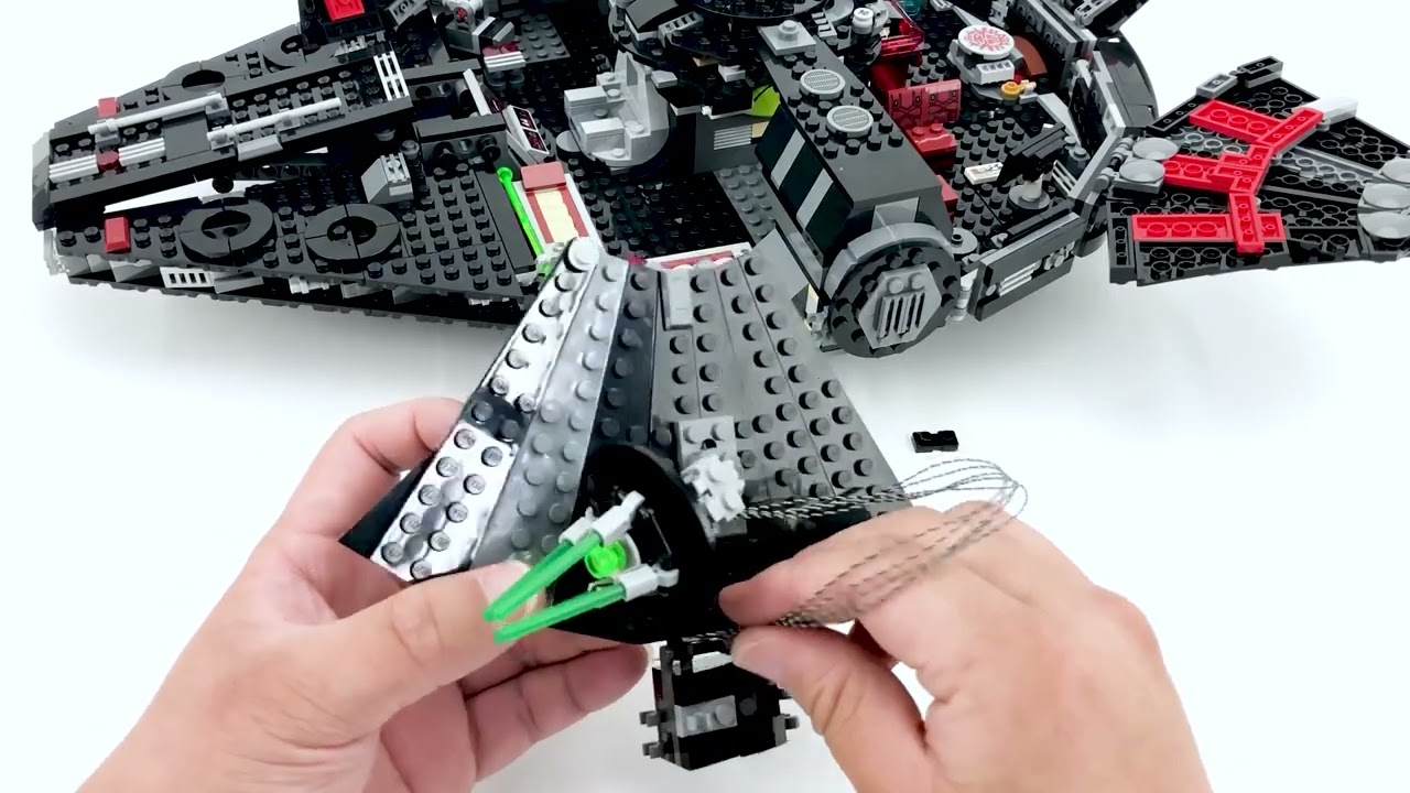 【BX679_3 Installation Video】Briksmax 2.0 Light Kit For The Dark Falcon 75389