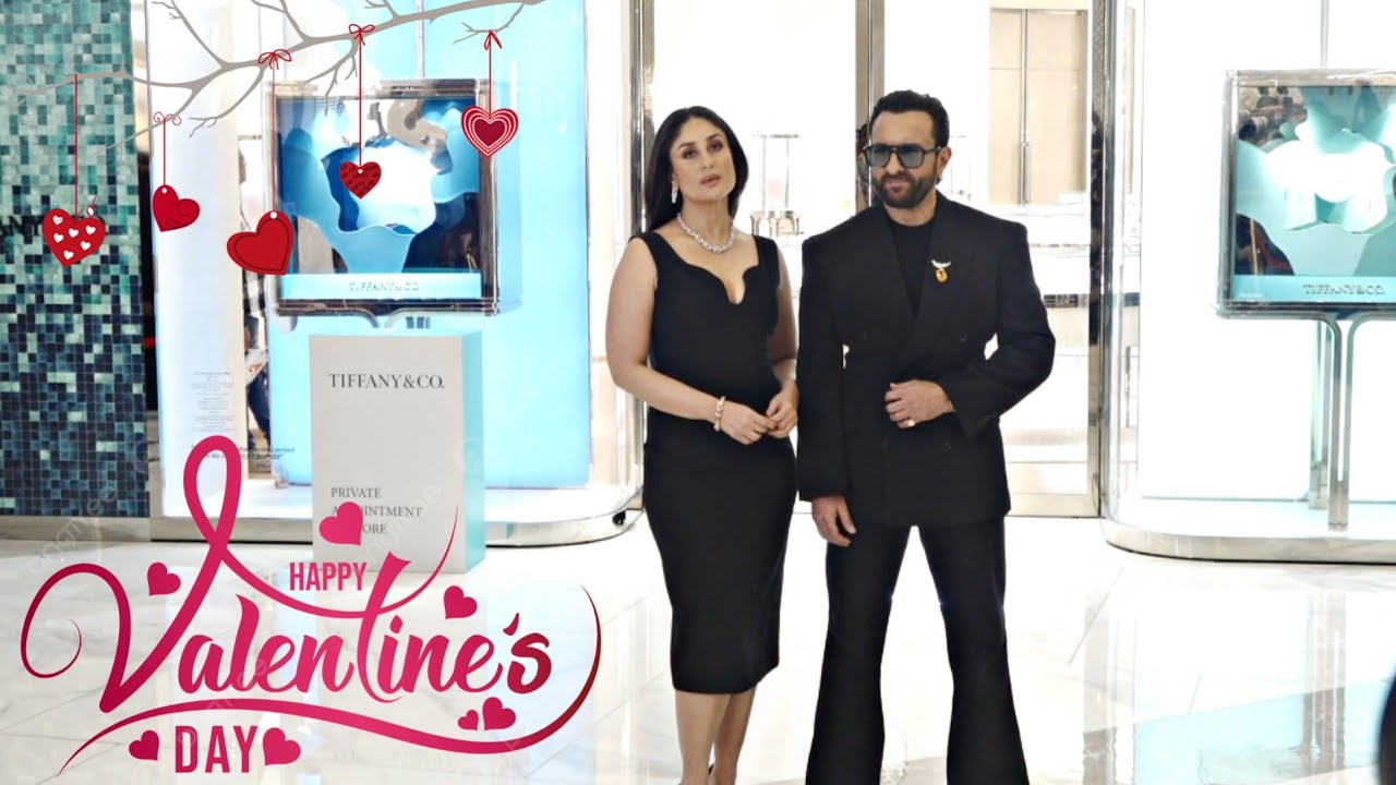 Saif Ali Khan & Kareena Kapoor Khan’s Luxe Tiffany & Co Visit Ahead of Valentine’s Day