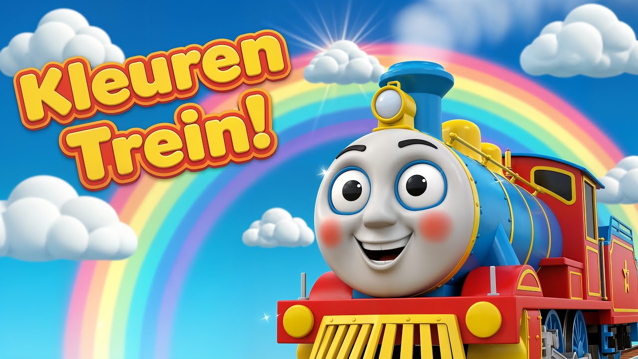 De Magische Kleuren Trein | Leer Kleuren met een 3D Kinderliedje