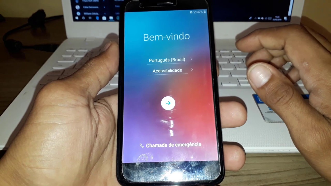 Como remover conta do Google LG K11 e K11 Plus Android 7.1.2
