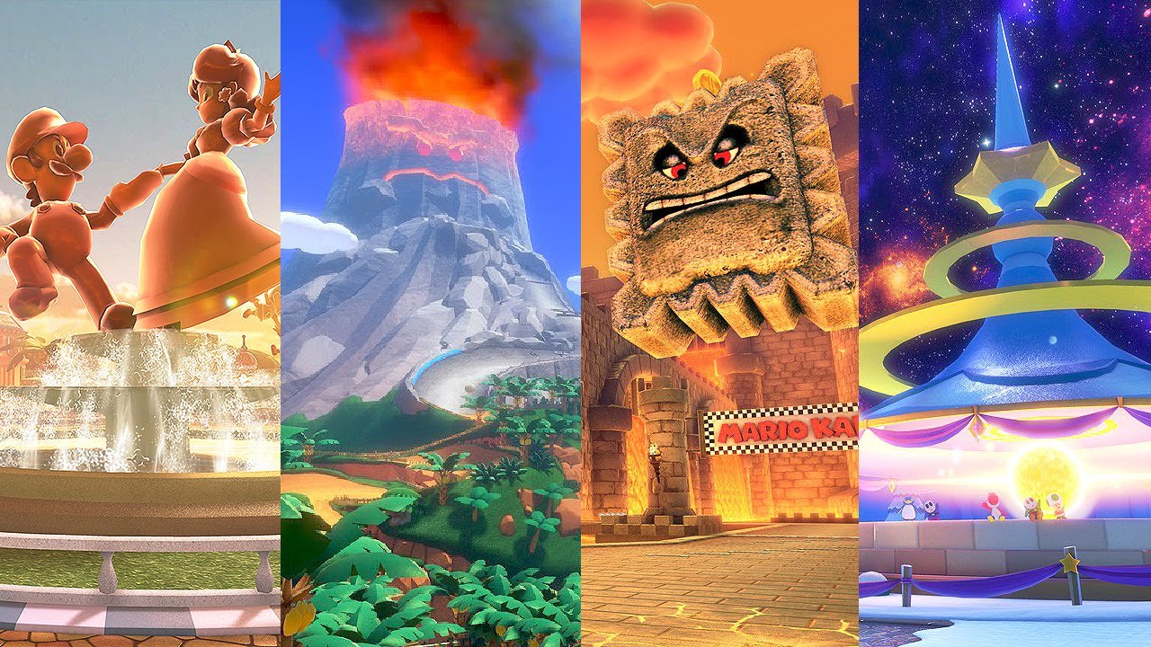 Wii Rainbow Road Gameplay & NEW Screenshots - Mario Kart 8 Deluxe Booster Course Pass: Wave 6