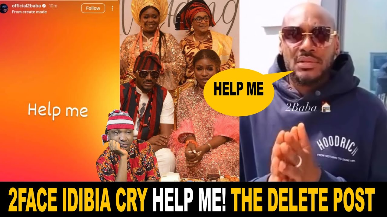 2Face Idibia Cry HELP ME! Then Deletes Post As Teni Makanaki Organizes Rescue Mission