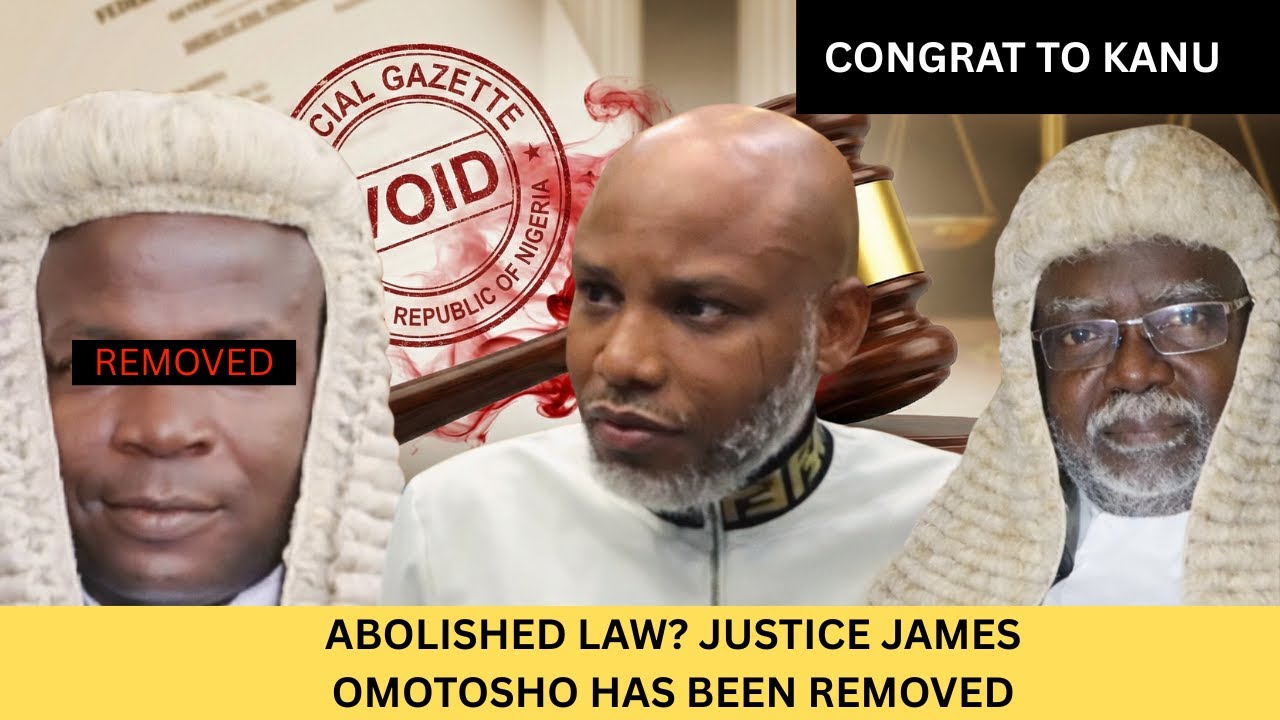 JUSTICE JAMES OMOTOSHO HAS BEEN REMOVED FROM OFFICE BECAUSE OF ABOLISHED LAW || NJC Full Breakdown