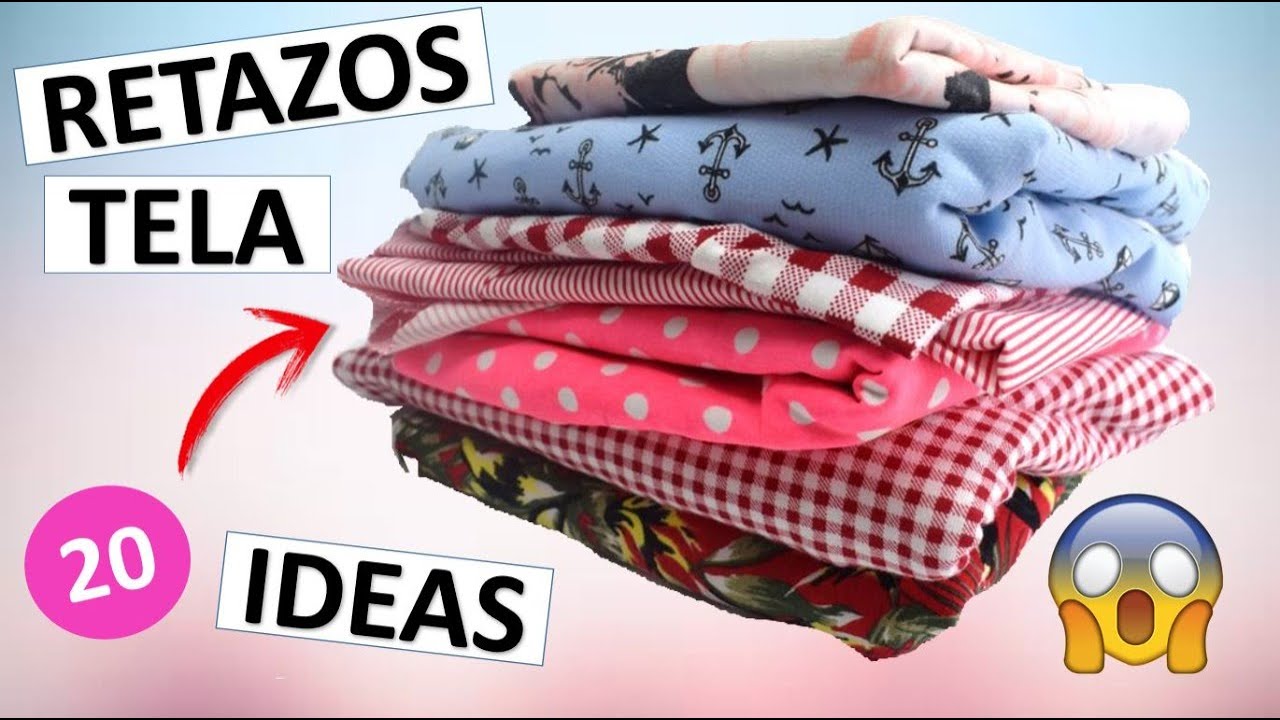 20 Manualidades FÁCILES con Retazos de Tela / IDEIAS PARA FAZER COM RETALHOS DE TECIDO