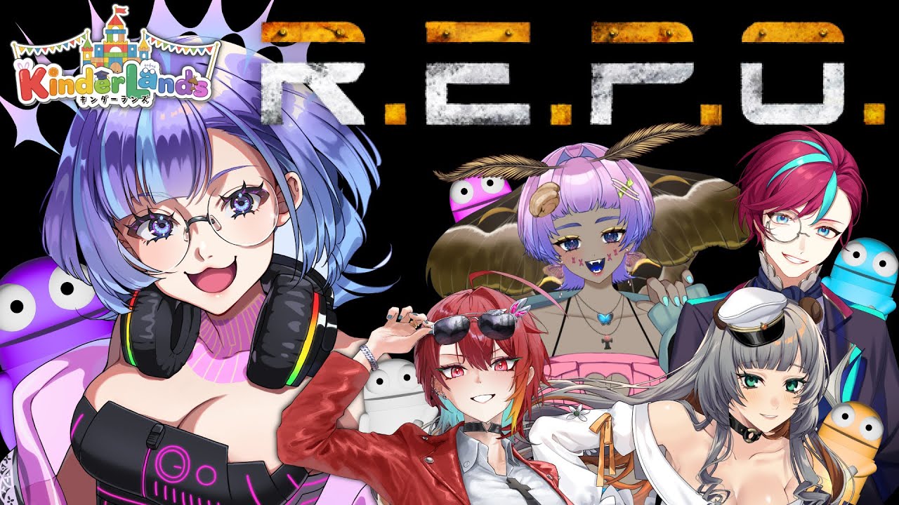 【R.E.P.O. / #キンダーランズ】大型アプデ後はじめての金鱈REPO！ w/咲月羽兎・みかんクマ・宮本ウォルス・百珠百珠しのぶ【依琉海ネイロ/#新人VTuber】