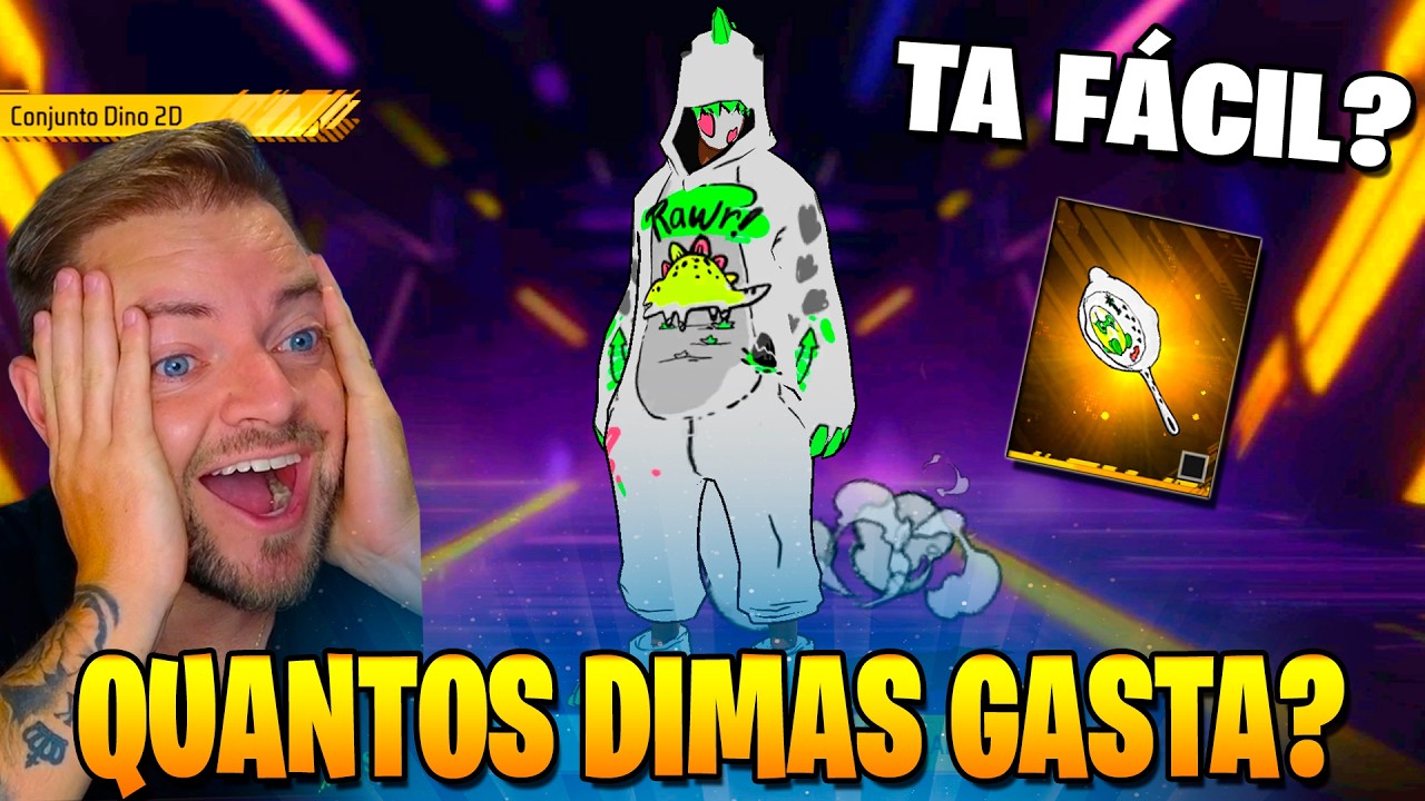 PEGANDO DINO 2D, NOVA LOJA DE TROCA, NOVO TOKEN ROYALE FF, NOVIDADES FREE FIRE, EVENTOS FF
